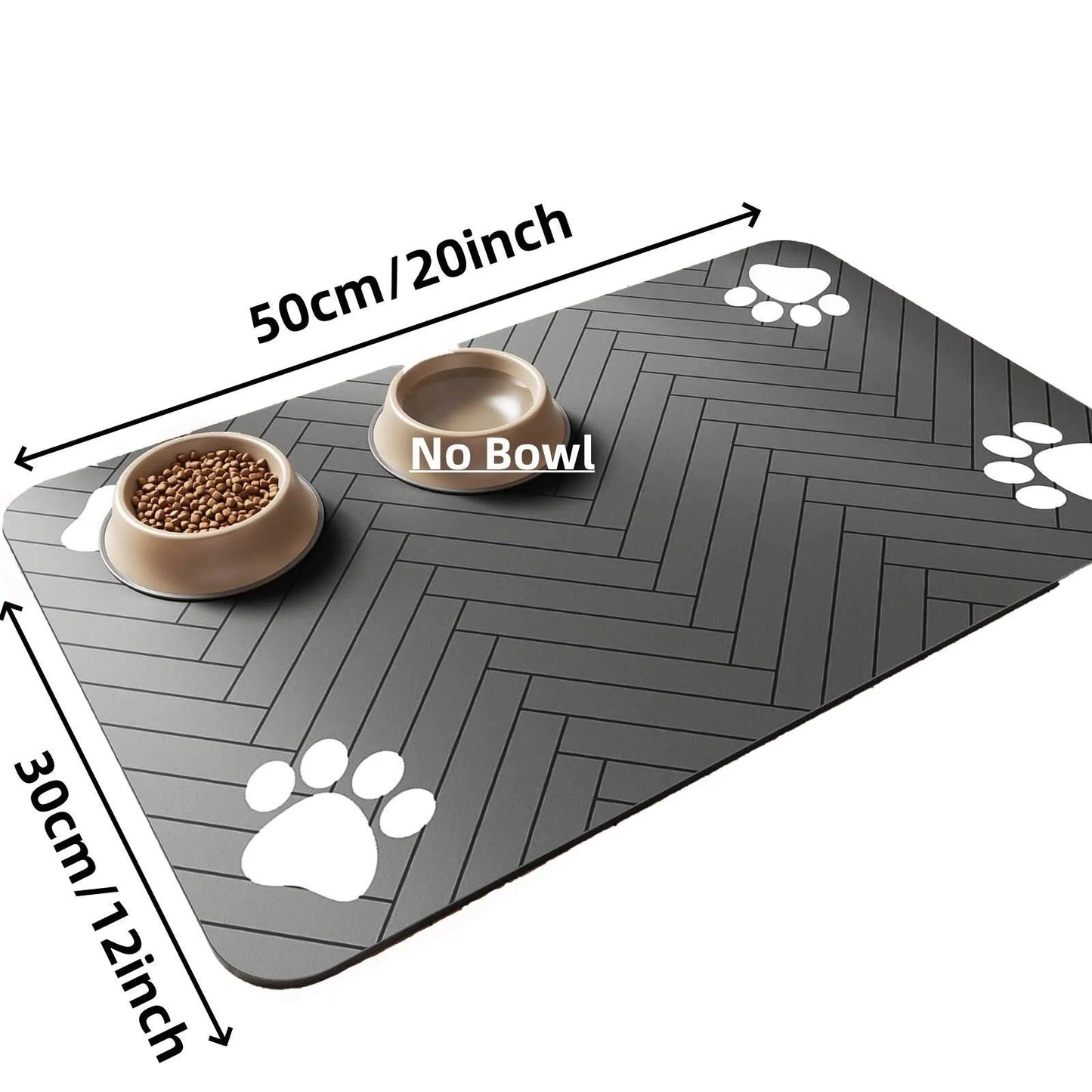 Absorbent Pet Feeding Mat with Waterproof Backing - My Store