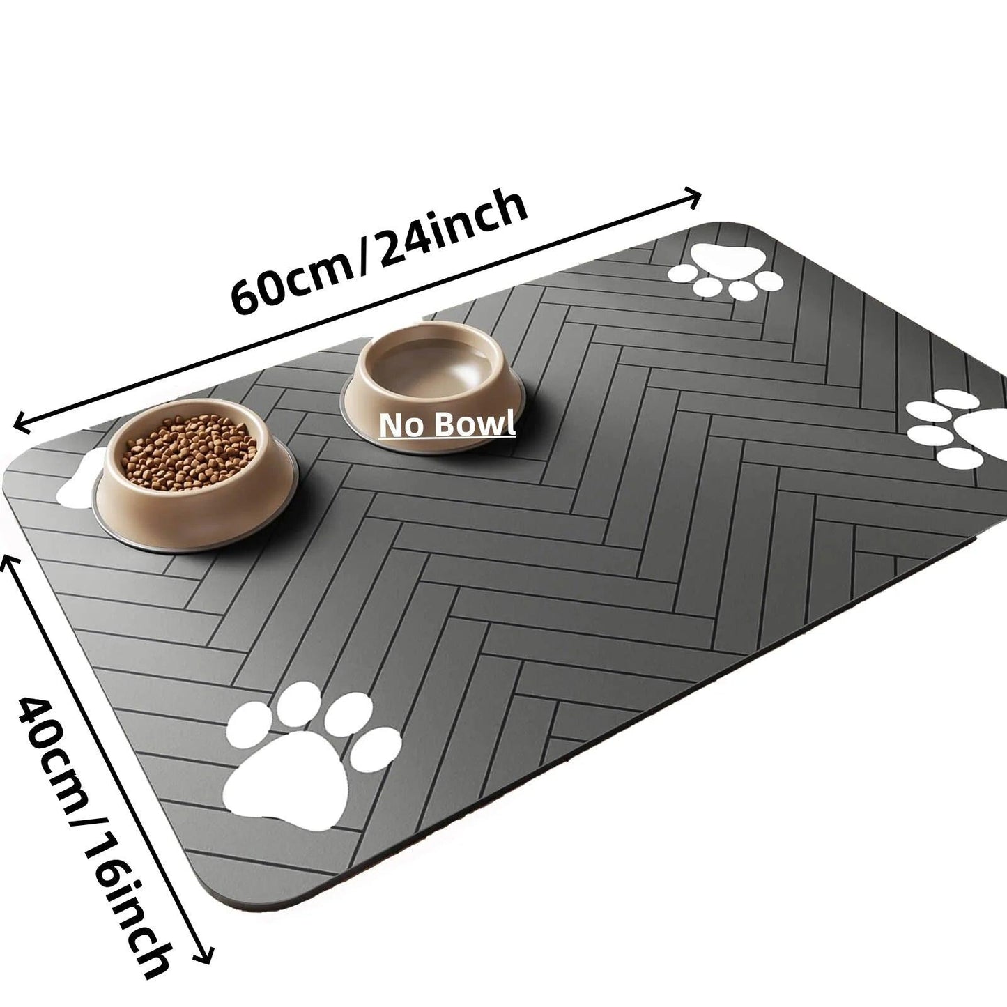 Absorbent Pet Feeding Mat with Waterproof Backing - My Store