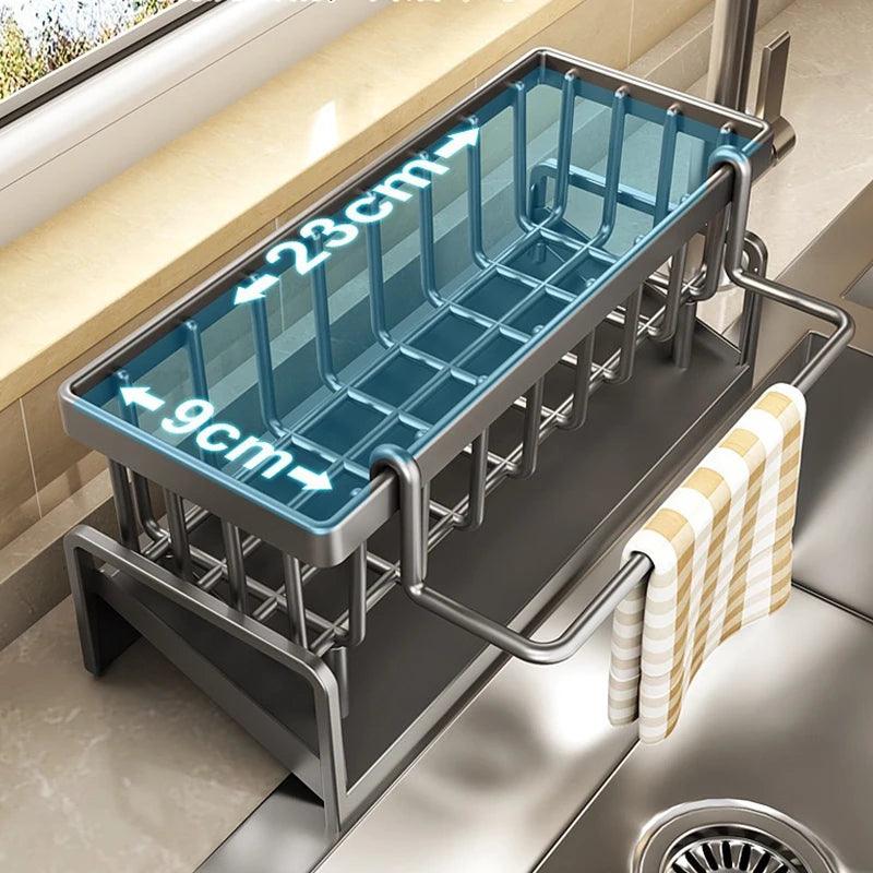 Self-Draining Kitchen Sink Organizer Rack - My Store