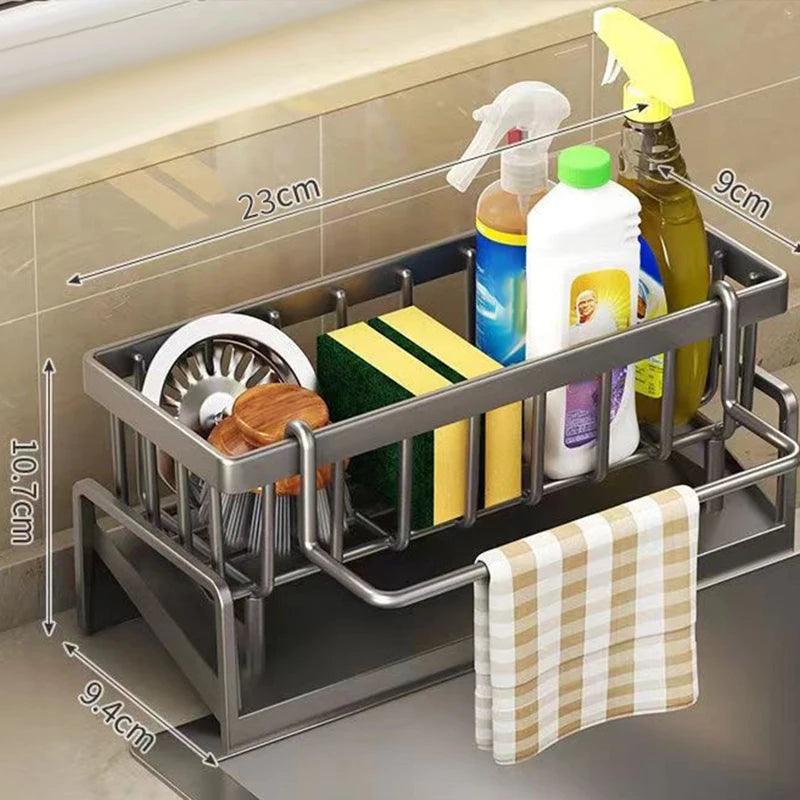 Self-Draining Kitchen Sink Organizer Rack - My Store