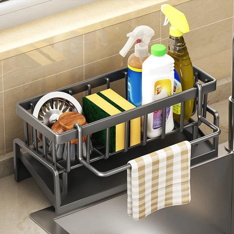 Self-Draining Kitchen Sink Organizer Rack - My Store