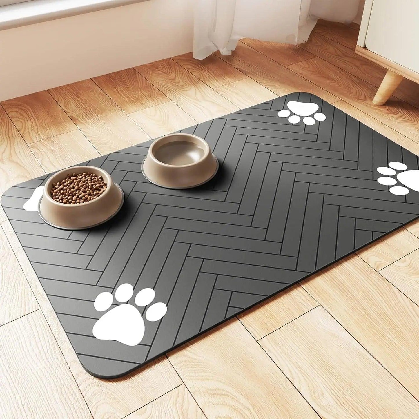 Absorbent Pet Feeding Mat with Waterproof Backing - My Store